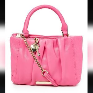 Juicy Couture Flamingo Pink Willet Medium Crossbody Bag